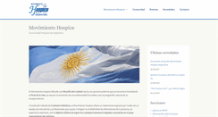 Desktop Screenshot of movimientohospice.org.ar